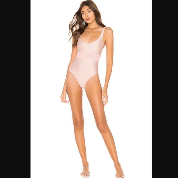 NWT Revolve x Tularosa Shay One Piece in Light Peach | size XS - Picture 1 of 10